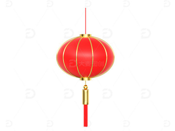 C4D灯笼传统中国风春节节日