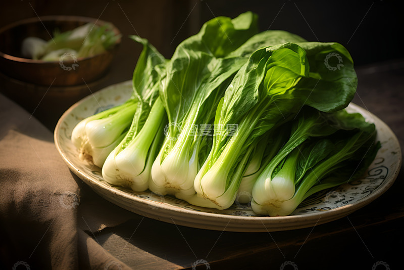 高清大图下载【趣麦麦图】新鲜的小油菜