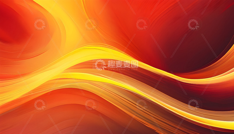 高清大图下载【趣麦麦图】企业年会背景图红色金色流动光效3