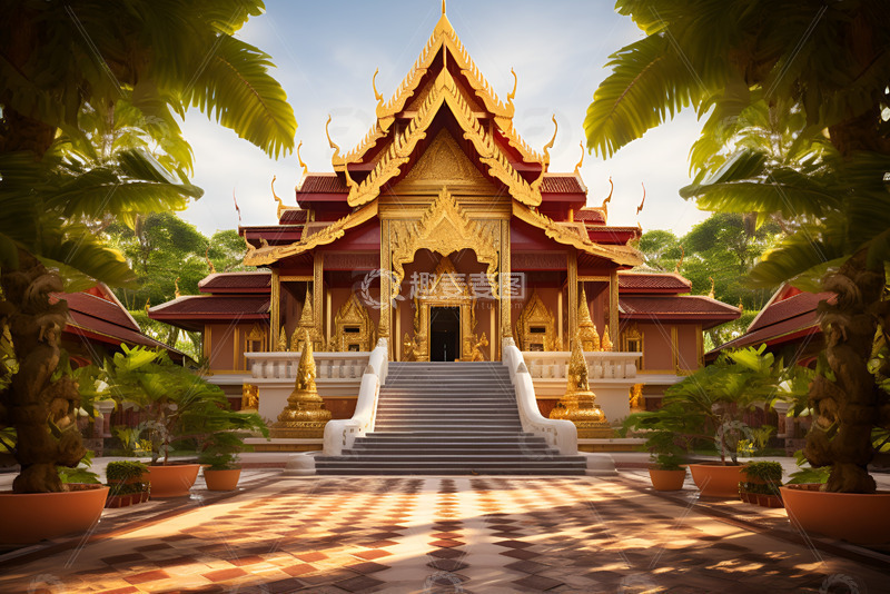 泰国寺庙建筑