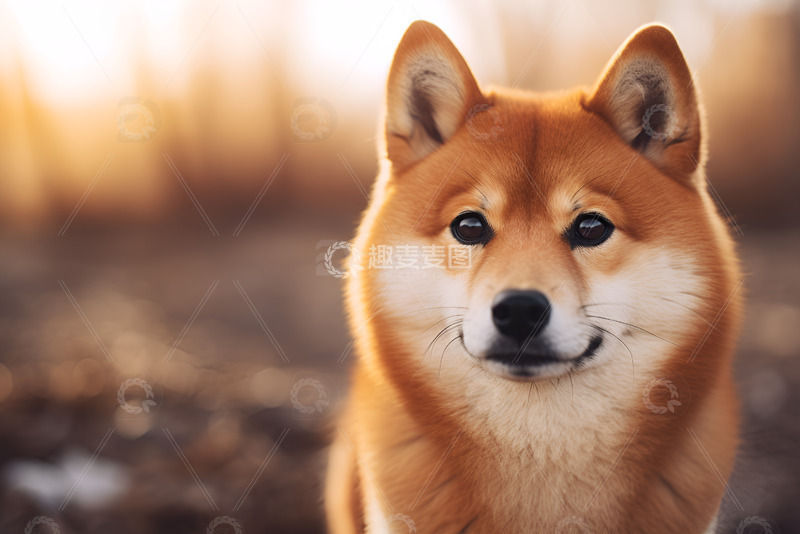 高清大图下载【趣麦麦图】可爱的小柴犬1