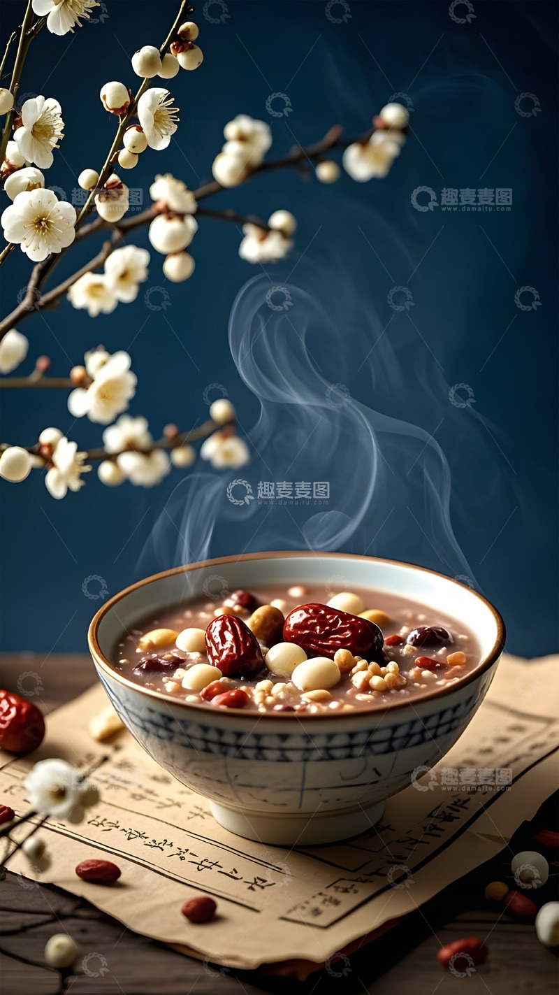 高清大图下载【趣麦麦图】腊八节美食摄影图素材