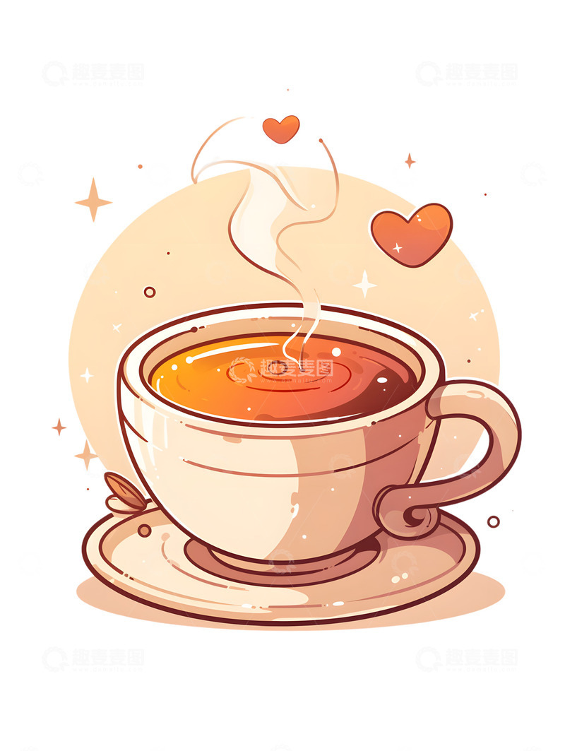 高清大图下载【趣麦麦图】咖啡热咖啡饮料