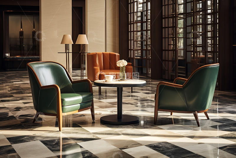 高清大图下载【趣麦麦图】酒店的会客桌椅