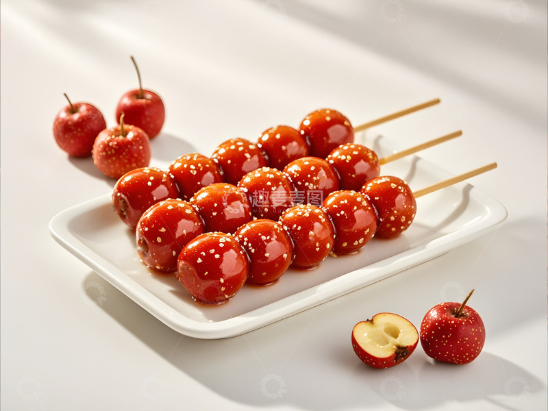 高清大图下载【趣麦麦图】红果山楂糖葫芦摄影图