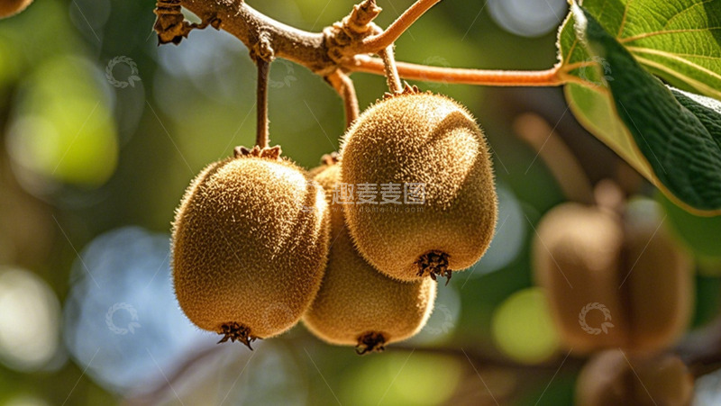 高清大图下载【趣麦麦图】猕猴桃果树水果AI摄影图