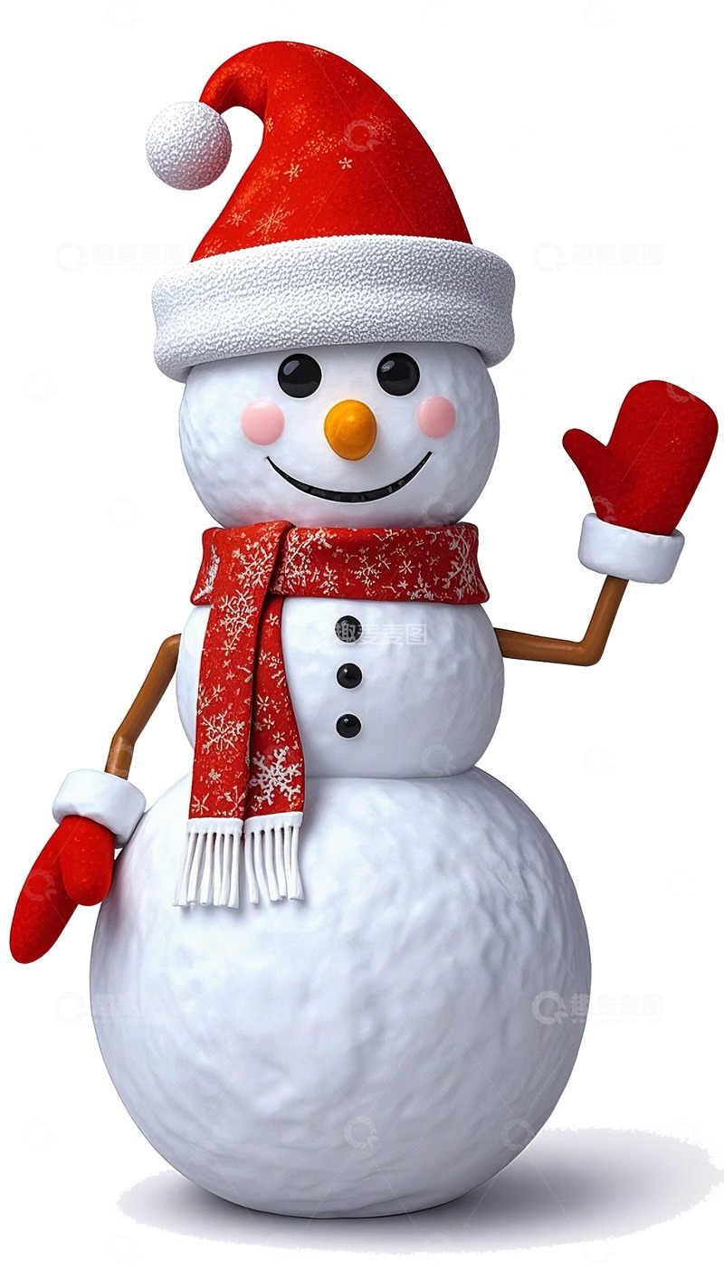 高清大图下载【趣麦麦图】冬季可爱雪人