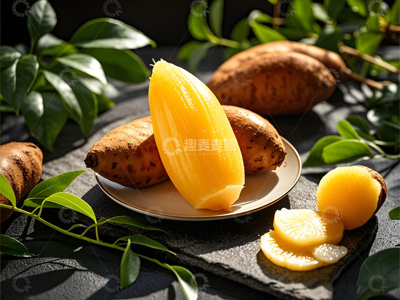 高清大图下载【趣麦麦图】雪莲果蔬果摄影图