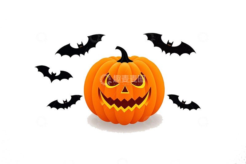 高清大图下载【趣麦麦图】万圣节装饰元素