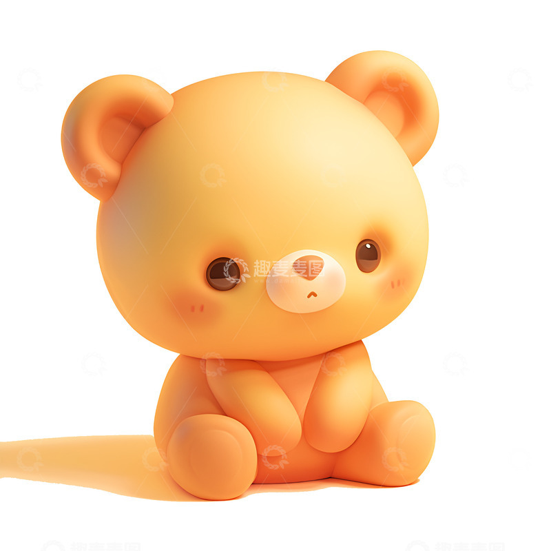 高清大图下载【趣麦麦图】一只可爱的玩具小熊
