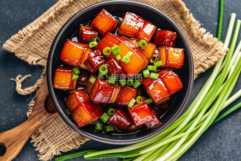 高清大图下载【趣麦麦图】健康美食红烧肉营养丰富可口餐饮食物