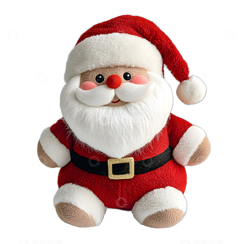 高清大图下载【趣麦麦图】圣诞老人玩具毛绒