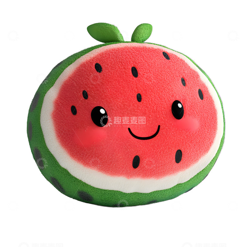 毛绒玩具西瓜
