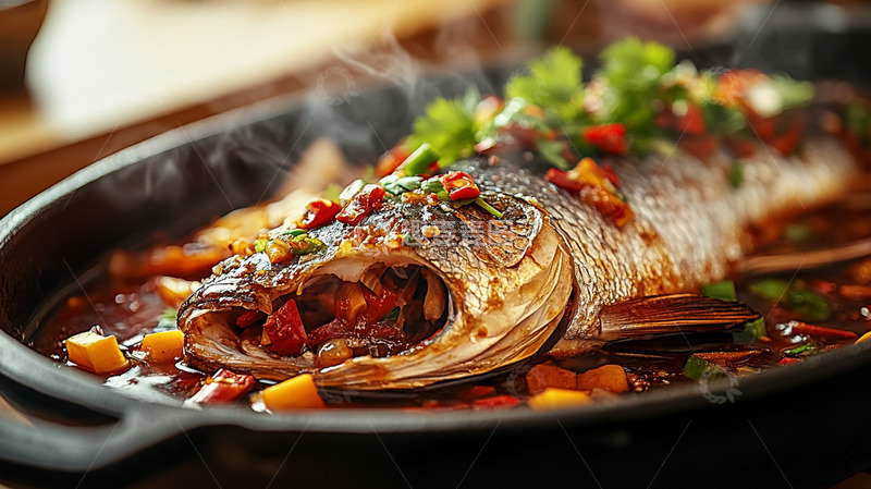 高清大图下载【趣麦麦图】鲜美的酸菜鱼