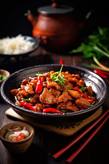 好吃的小尖椒炒肉