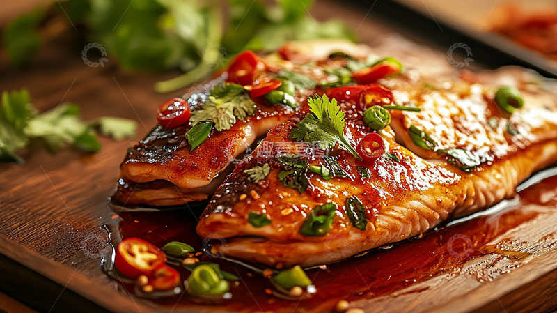 高清大图下载【趣麦麦图】美味的酸菜香辣鱼