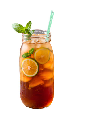 柠檬青柠冰爽果茶