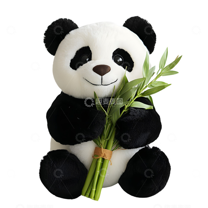 熊猫竹子玩偶