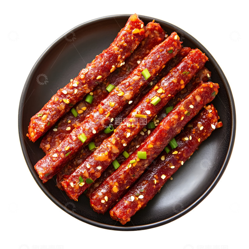 高清大图下载【趣麦麦图】一盘辣条美食零食