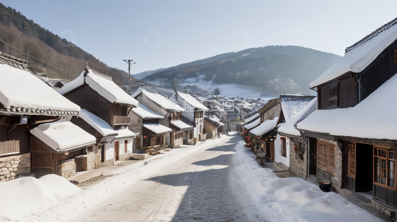 高清大图下载【趣麦麦图】冬天的一道亮丽景色