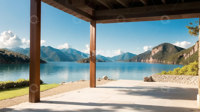 高清大图下载【趣麦麦图】蓝天休闲时光