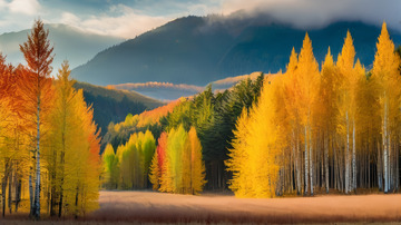 金色的秋天高清