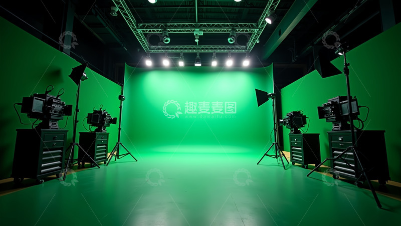 高清大图下载【趣麦麦图】摄影棚室内现场