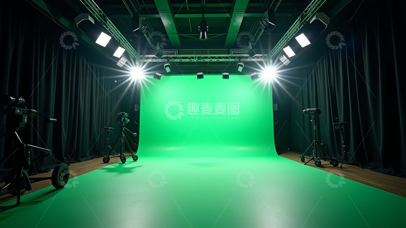 高清大图下载【趣麦麦图】灯光布置现场