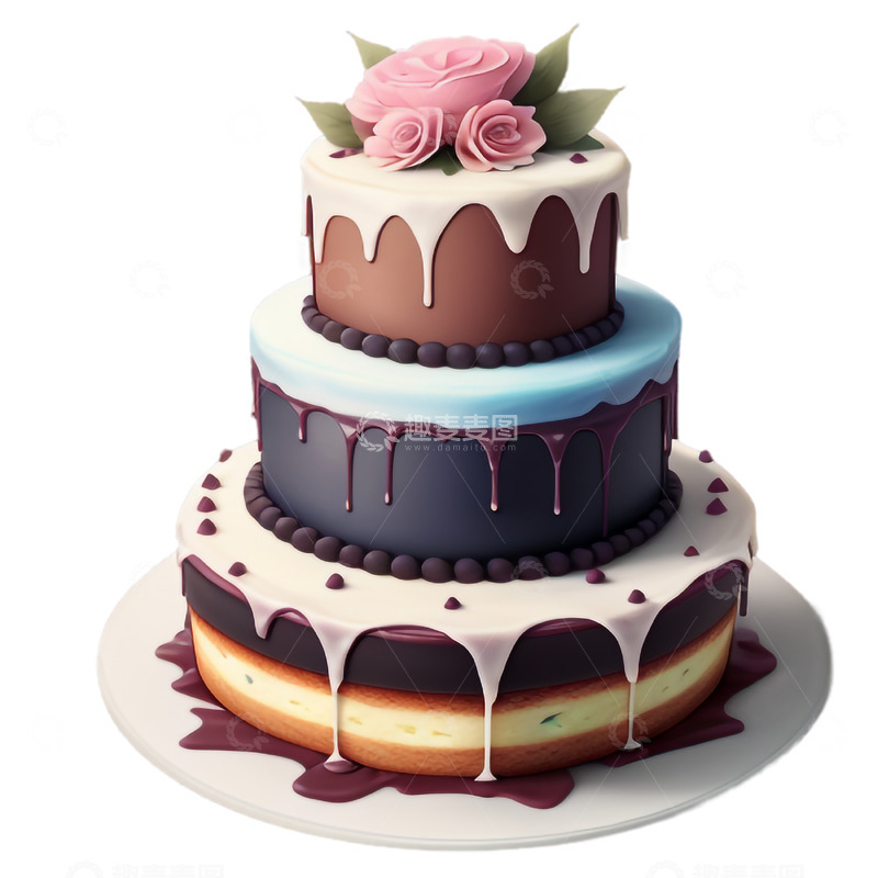 高清大图下载【趣麦麦图】蛋糕 花朵 治愈 少女心 唯美 留心