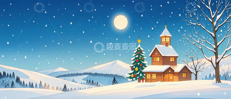 高清大图下载【趣麦麦图】冬天雪天自然风景