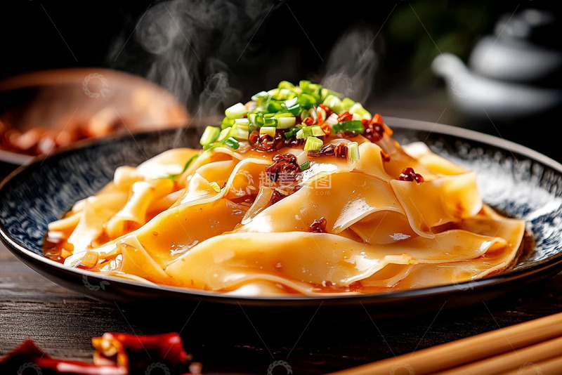 高清大图下载【趣麦麦图】一盘美味的宽粉条