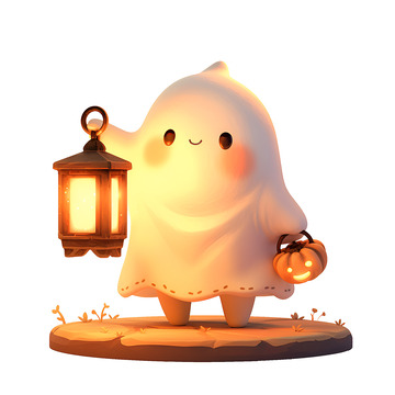 提着灯笼的小幽灵