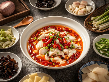 香辣鱼片美食摄影川味美食