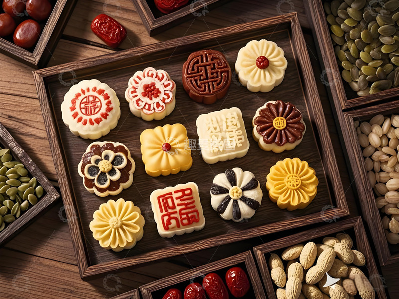 高清大图下载【趣麦麦图】中式传统糕点美食摄影图