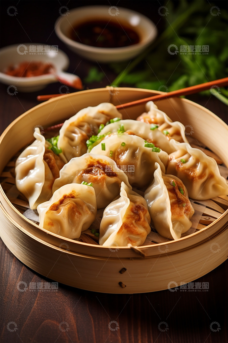 高清大图下载【趣麦麦图】家常羊肉饺子