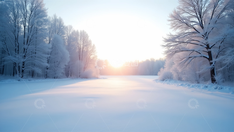 高清大图下载【趣麦麦图】冬天的阳光照耀