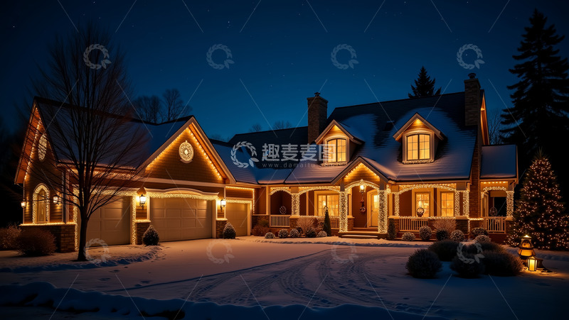 高清大图下载【趣麦麦图】美丽的灯光夜晚