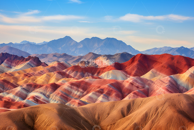 高清大图下载【趣麦麦图】七彩丹霞自然美景1