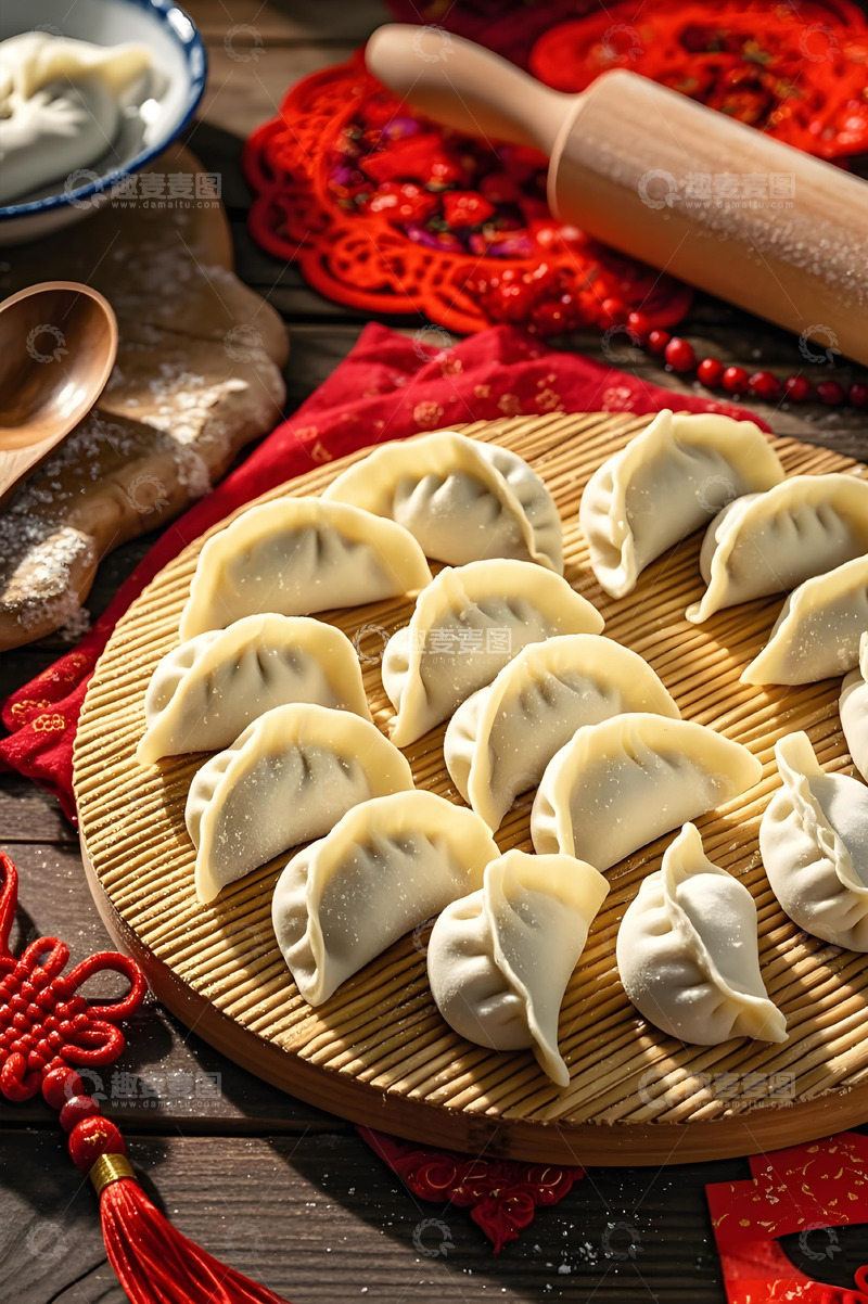 高清大图下载【趣麦麦图】中式面点生鲜饺子摄影图