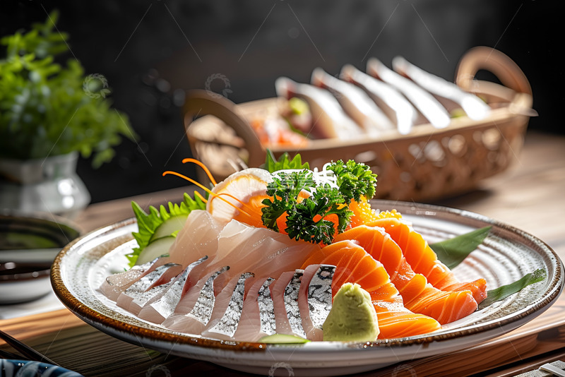 高清大图下载【趣麦麦图】一盘海鲜刺身