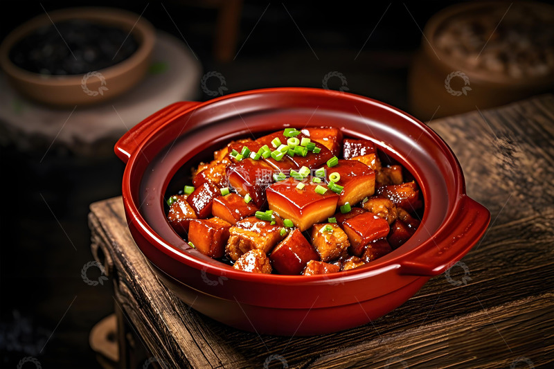 高清大图下载【趣麦麦图】香喷喷的红烧肉美食摄影图