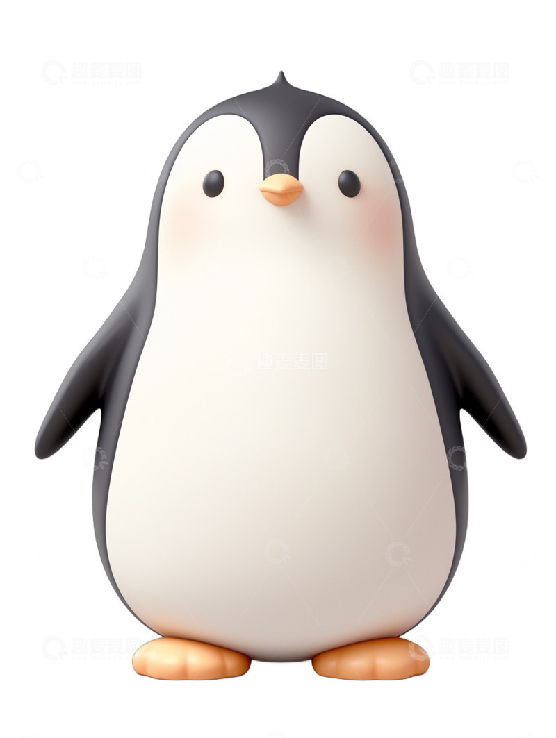 高清大图下载【趣麦麦图】企鹅卡通可爱动物