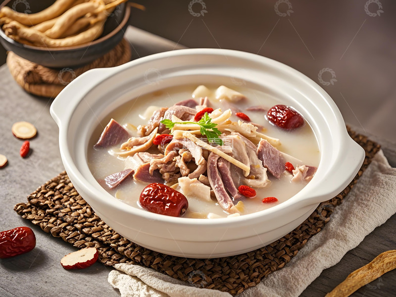 高清大图下载【趣麦麦图】猪肚鸡美食摄影图