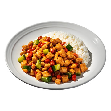 宫保鸡丁美食摄影素材
