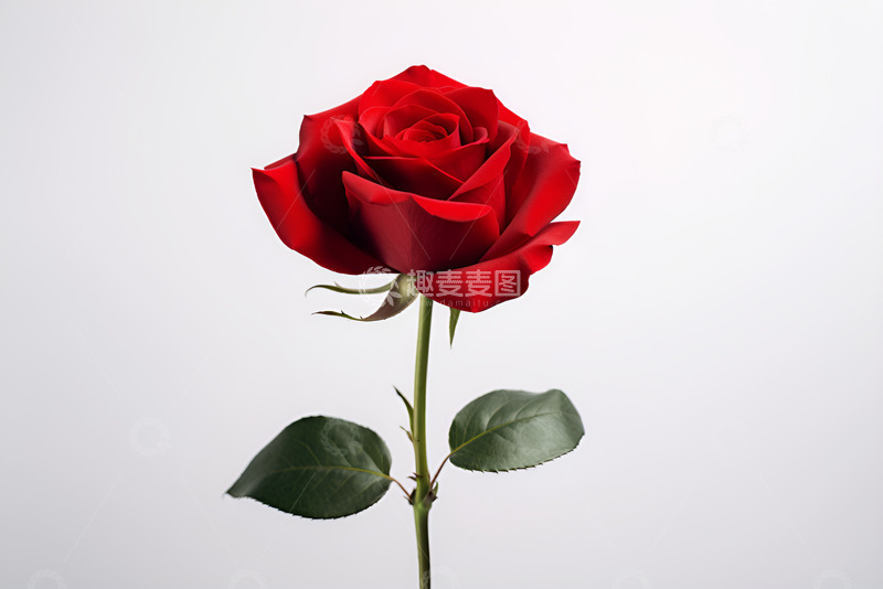 高清大图下载【趣麦麦图】一只红色的玫瑰花