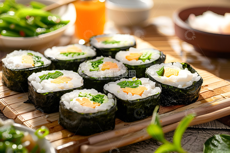 高清大图下载【趣麦麦图】美味的海苔寿司