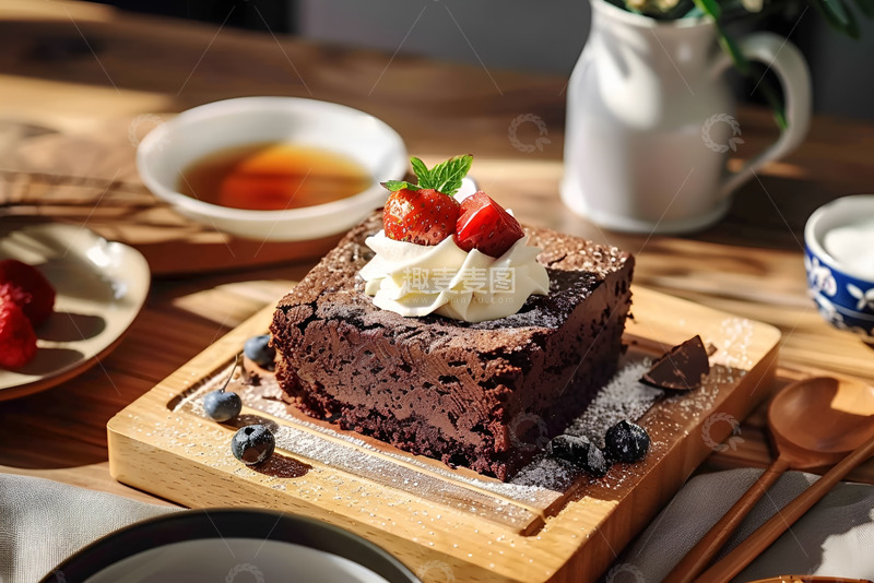 高清大图下载【趣麦麦图】戚风奶油蛋糕