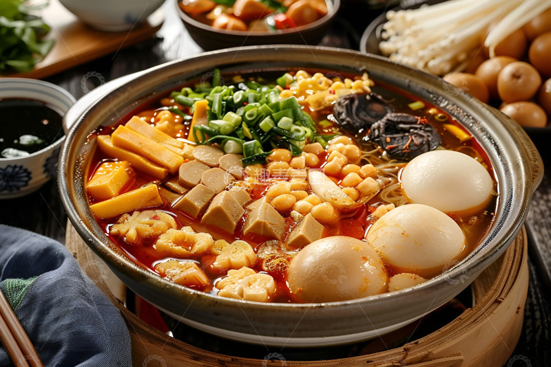 高清大图下载【趣麦麦图】一碗美味的麻辣烫