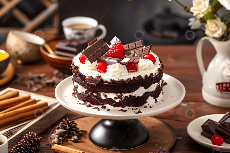 高清大图下载【趣麦麦图】美味巧克力蛋糕