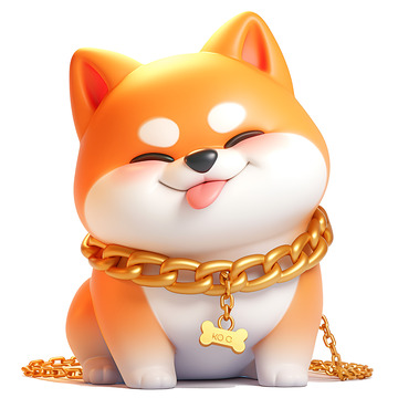带着大金链子的狗狗